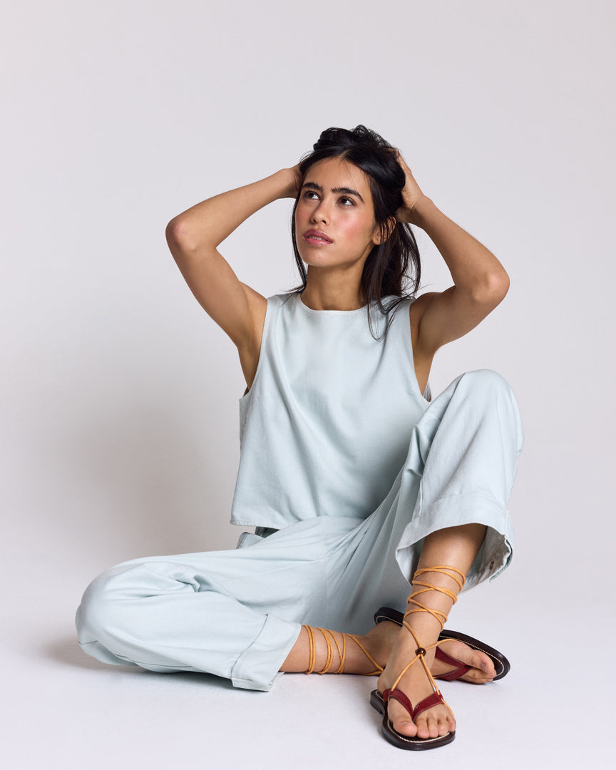 Pantalon Tristan bleu ciel