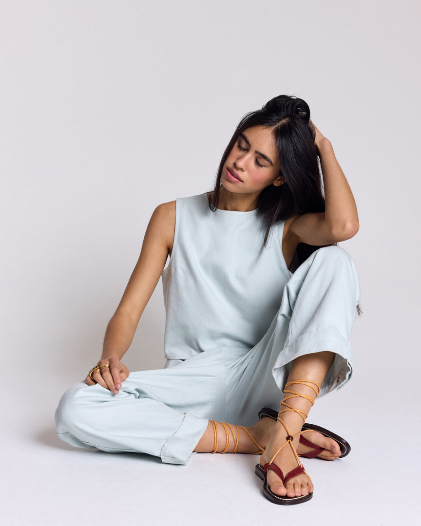 Pantalon Tristan bleu ciel