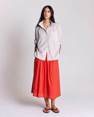 Jupe Calistelle rouge coquelicot