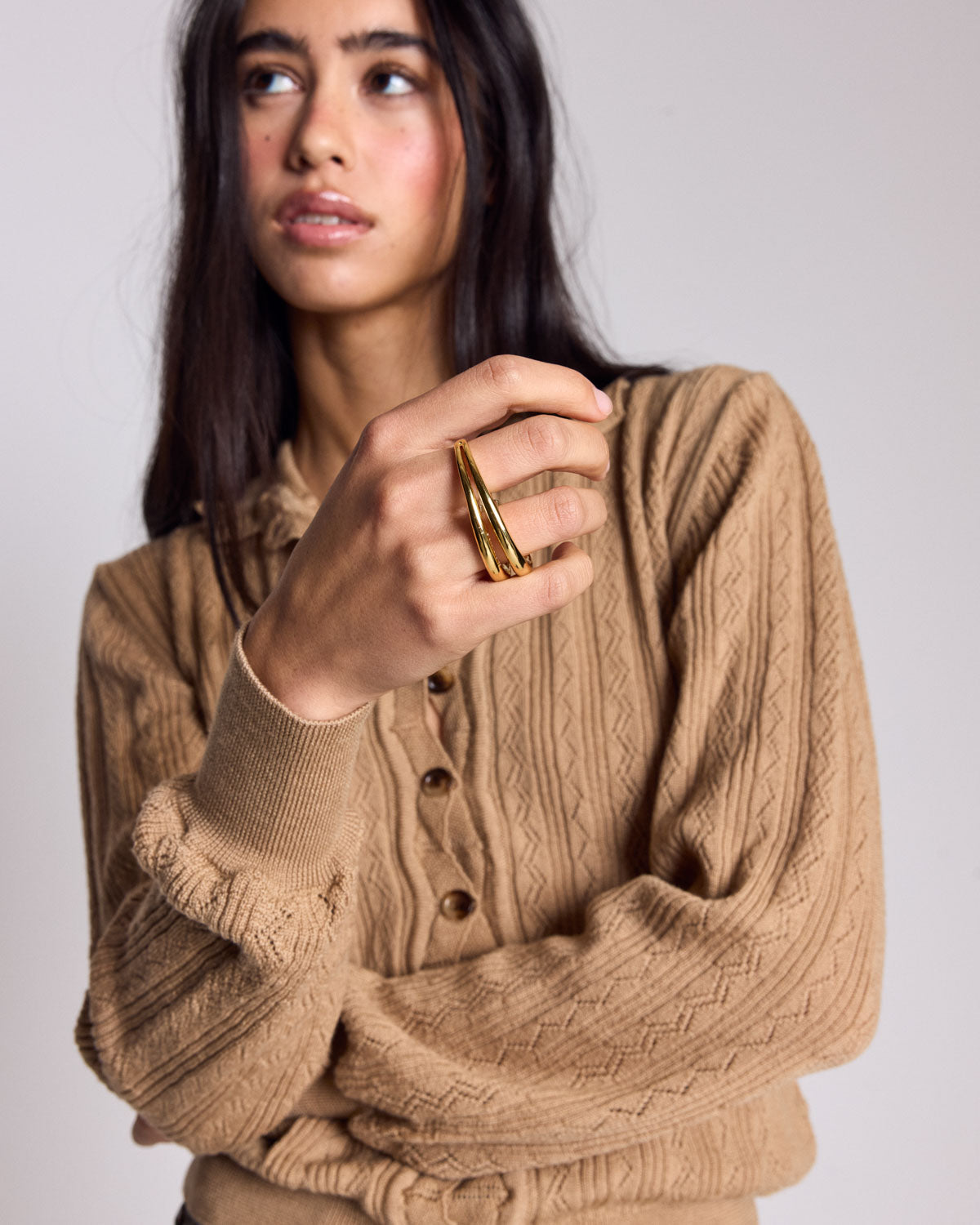 Cardigan Odile sable