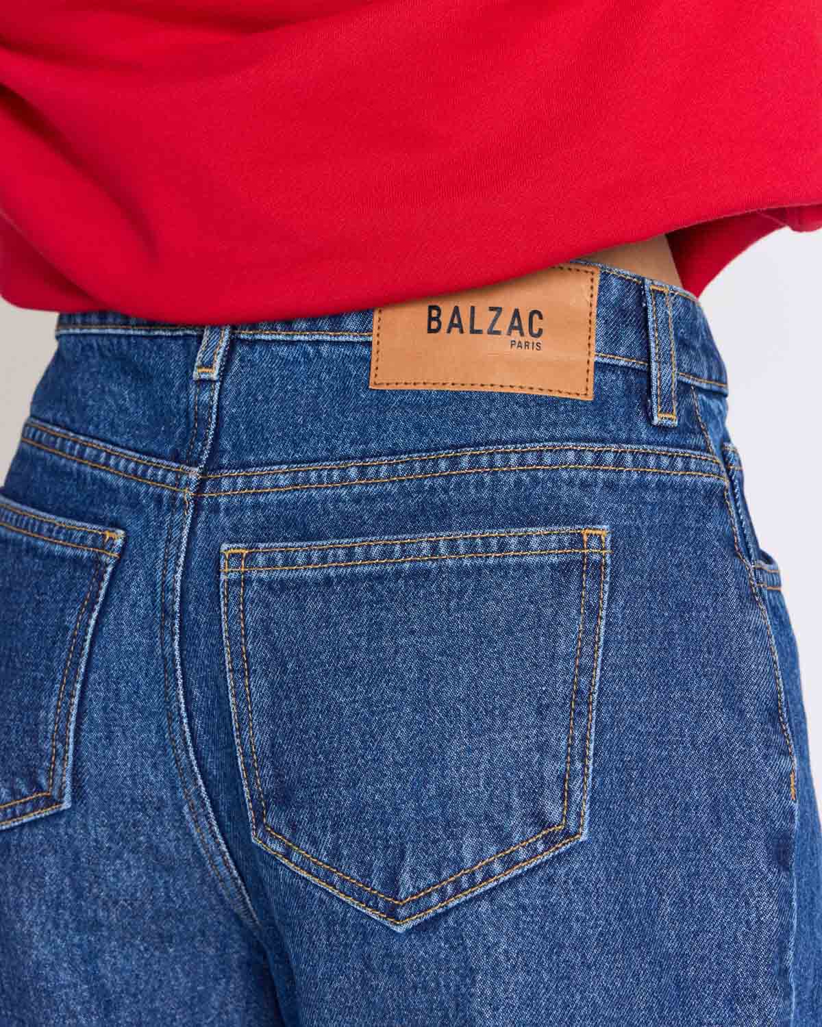 Short Maylone bleu midi