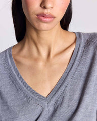 Pull Victoria gris chiné