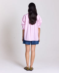 Chemise Hector rayures rose et écru