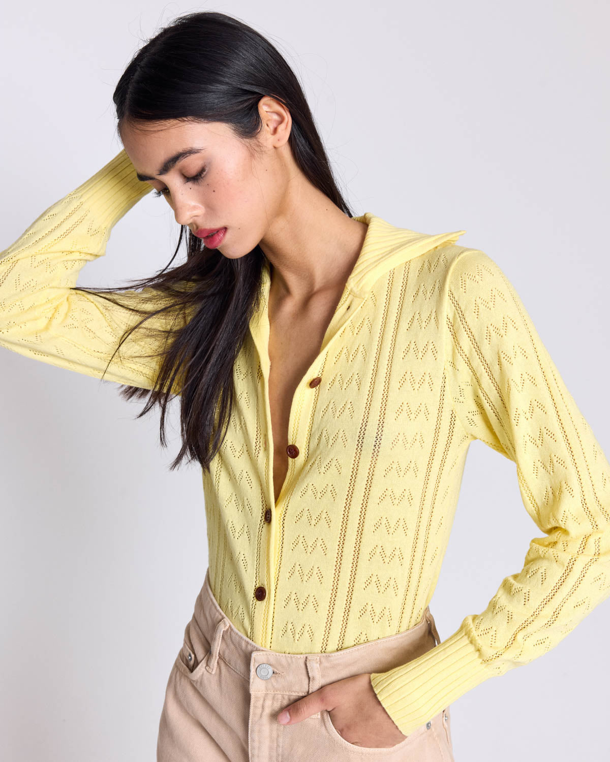 Cardigan Melissa jaune