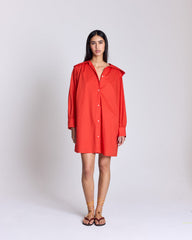 Robe Celestine rouge coquelicot