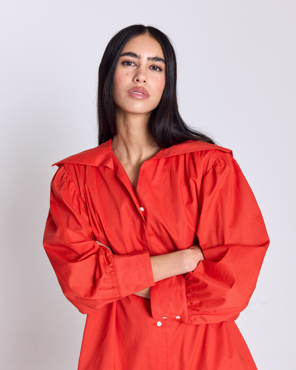 Robe Celestine rouge coquelicot