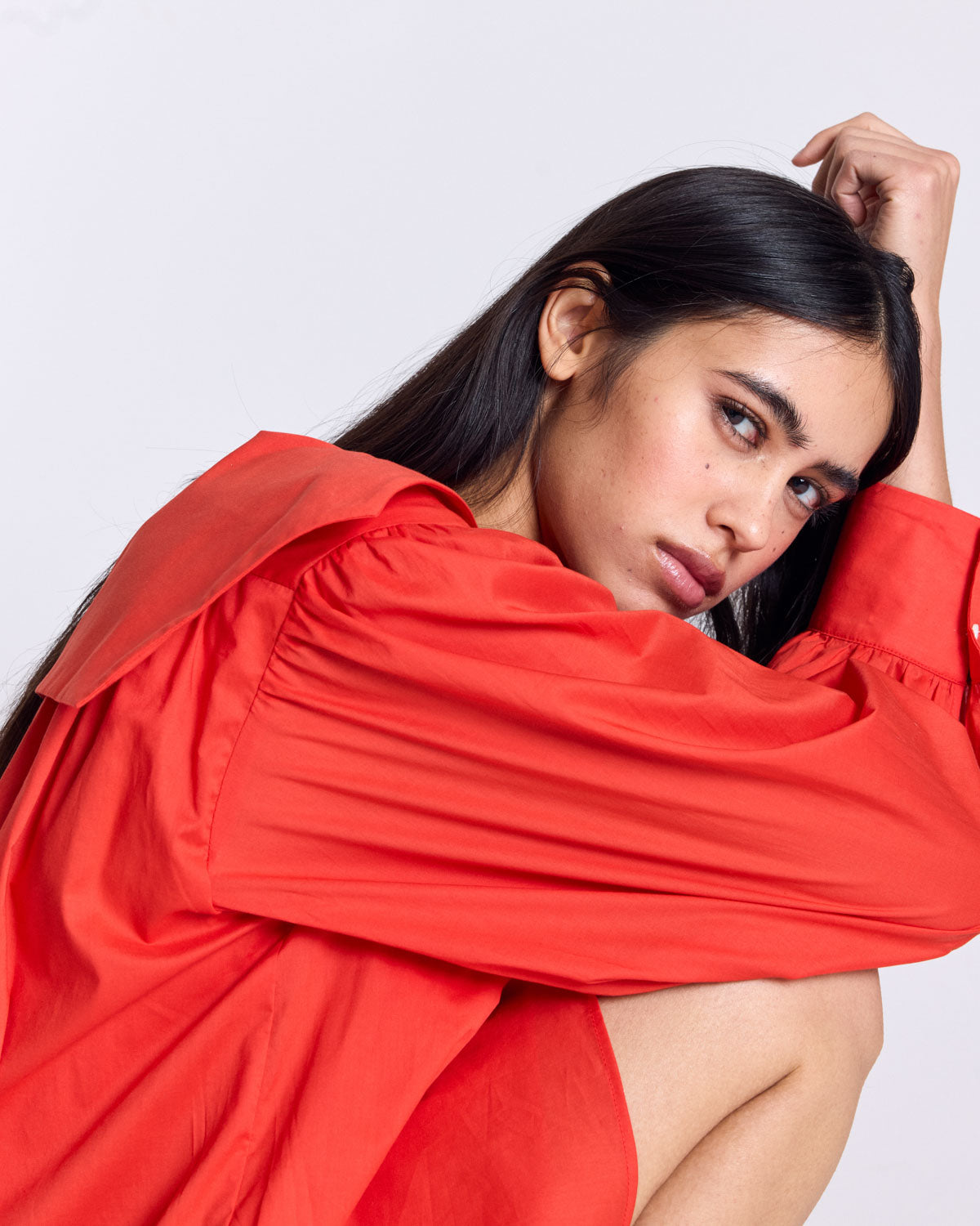 Robe Celestine rouge coquelicot