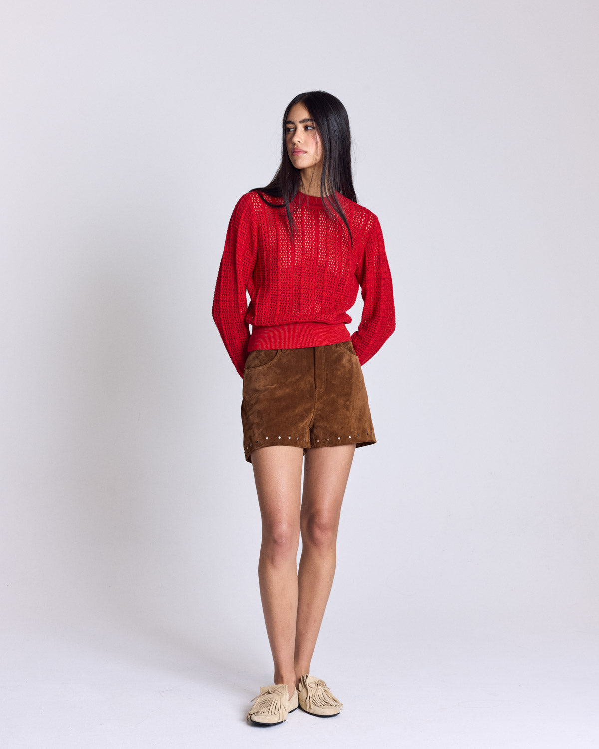 Short Germain noisette