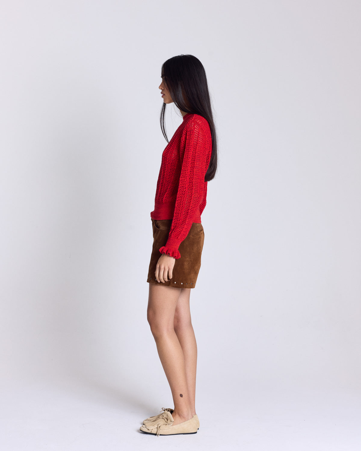 Pull Annabelle rouge
