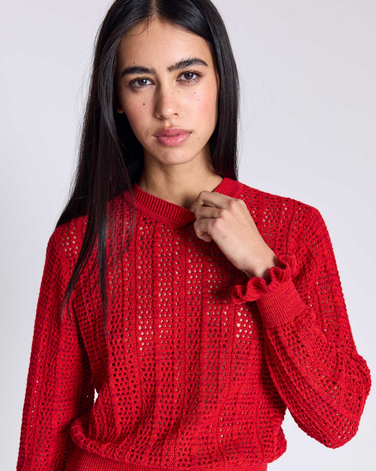 Pull Annabelle rouge