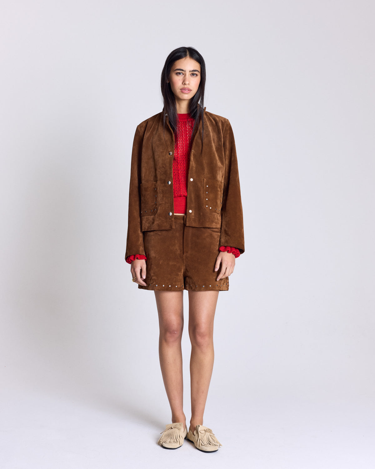 Short Germain noisette