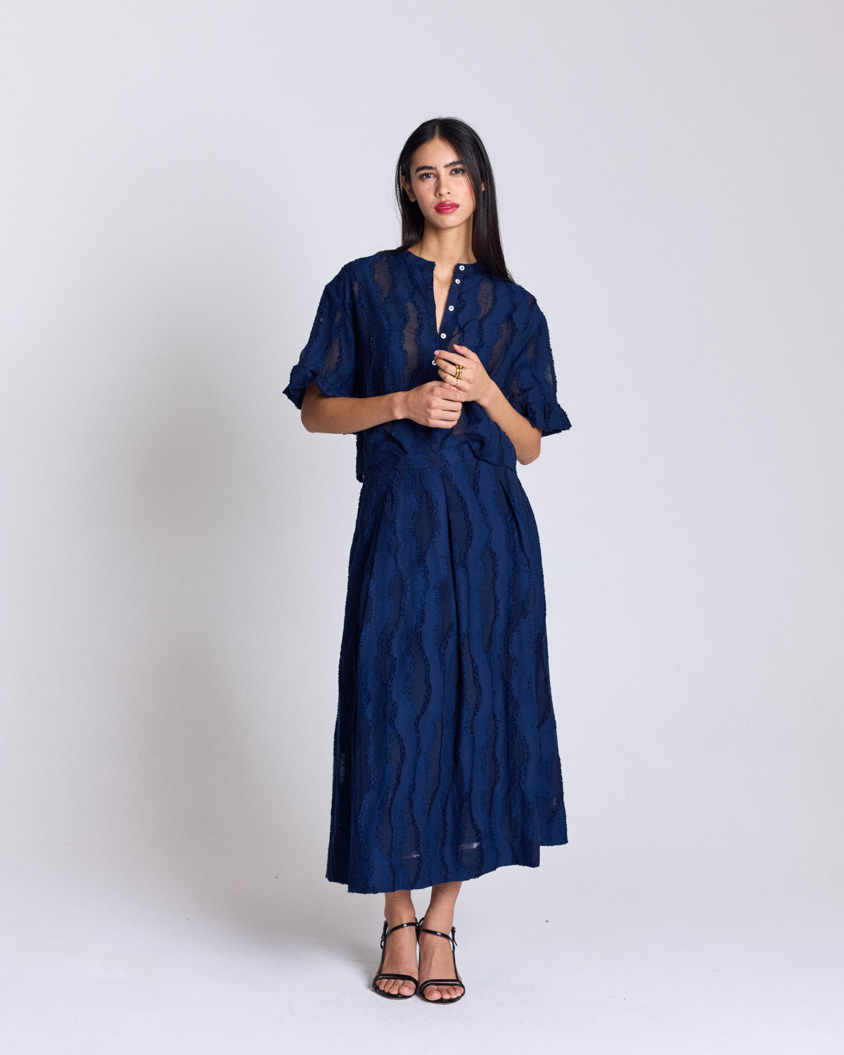 Jupe Manuela bleu marine