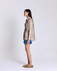 Chemise Hector léopard faded