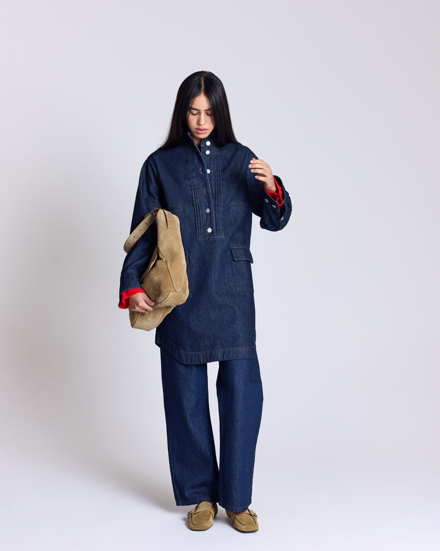 Robe Claire bleu brut