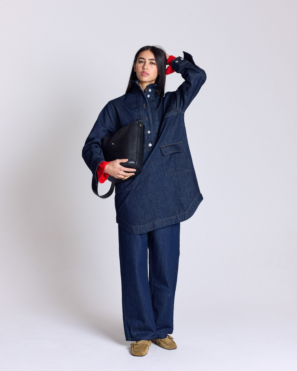 Robe Claire bleu brut