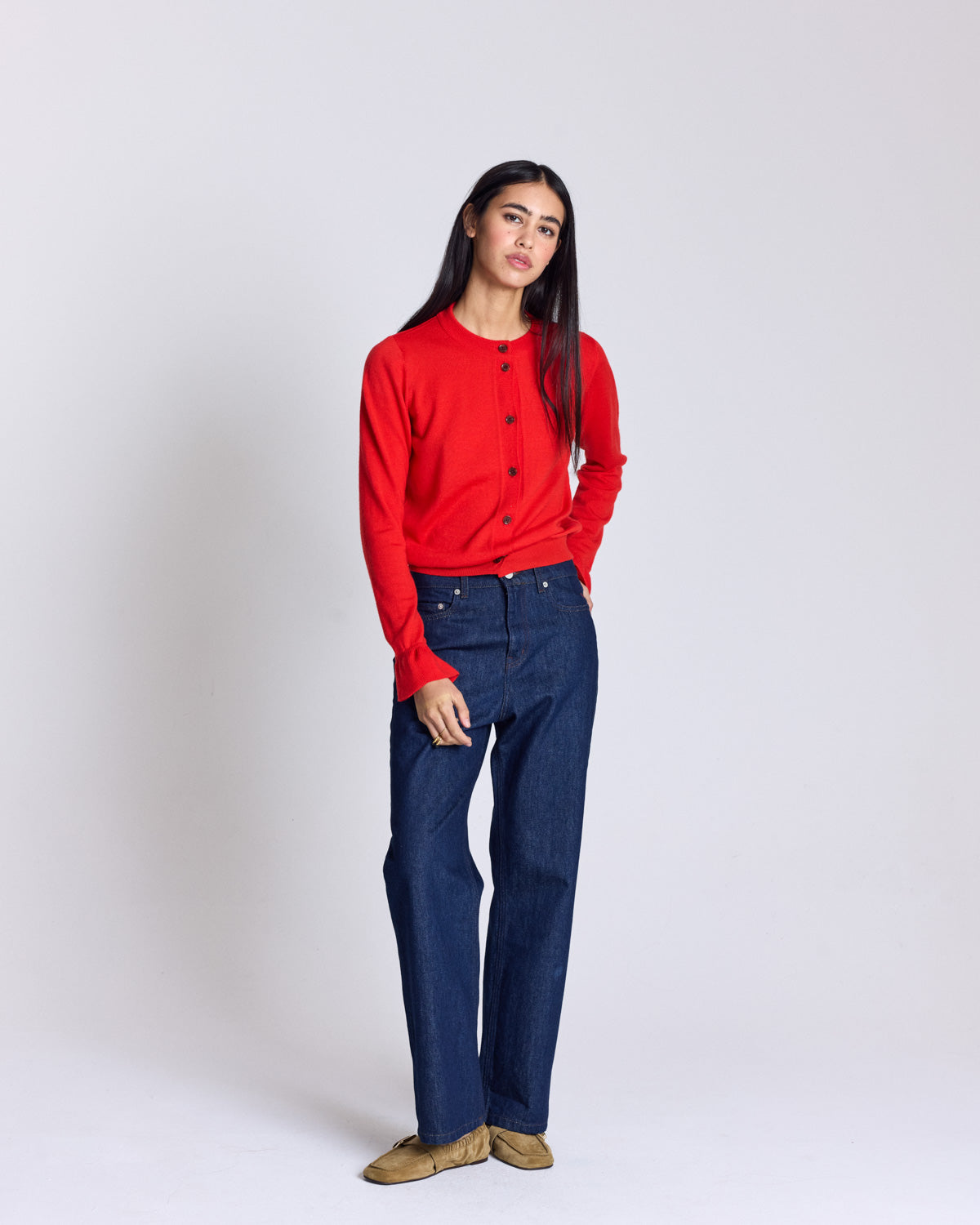 Cardigan Rosalie rouge