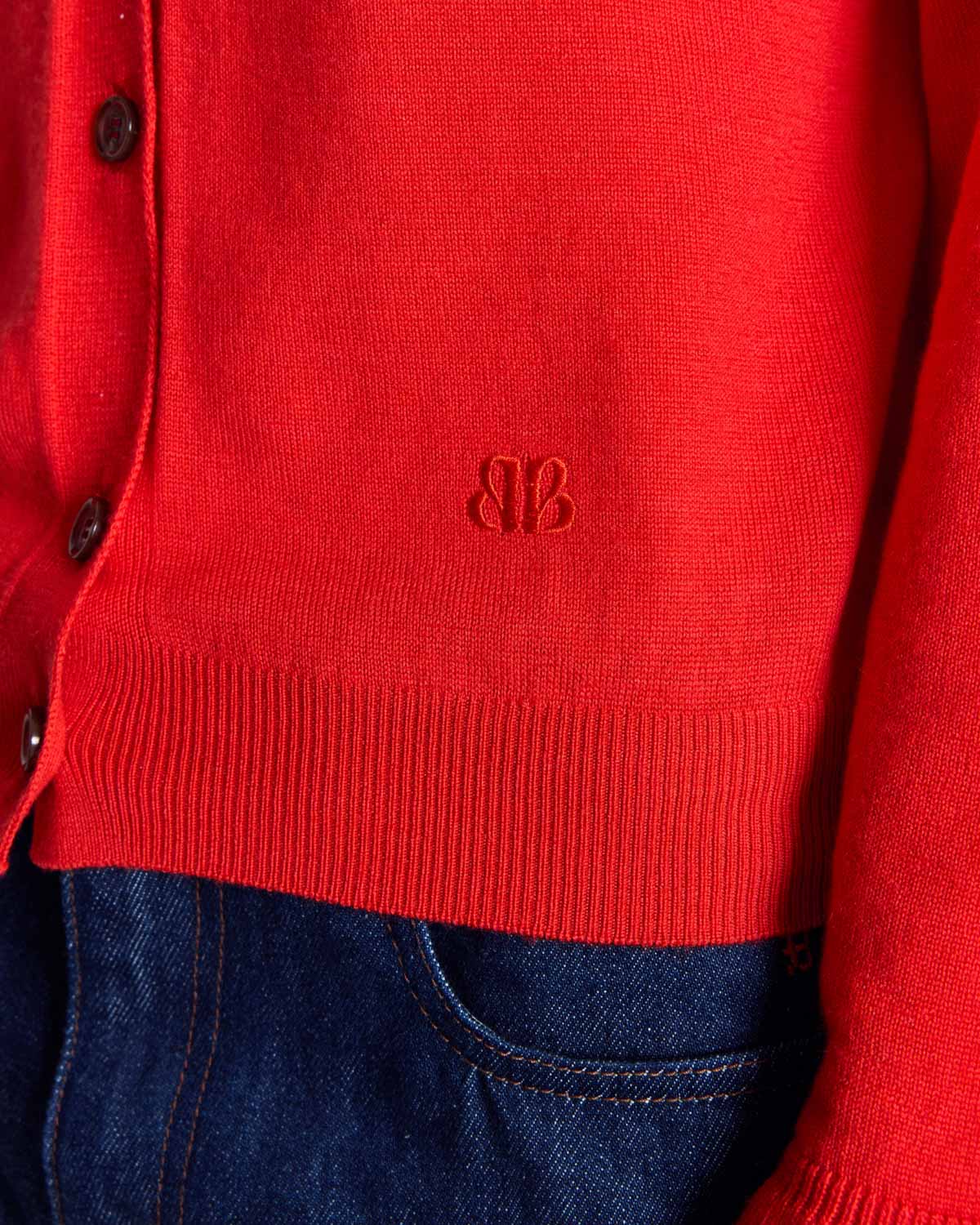 Cardigan Rosalie rouge