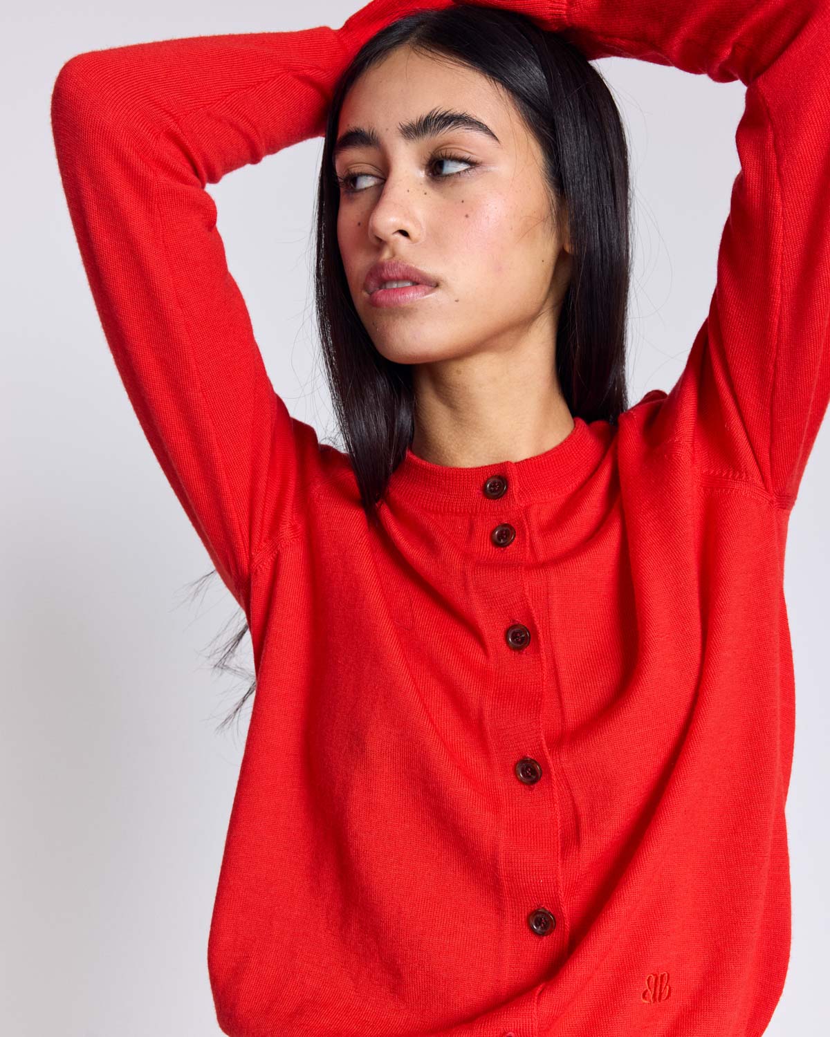 Cardigan Rosalie rouge