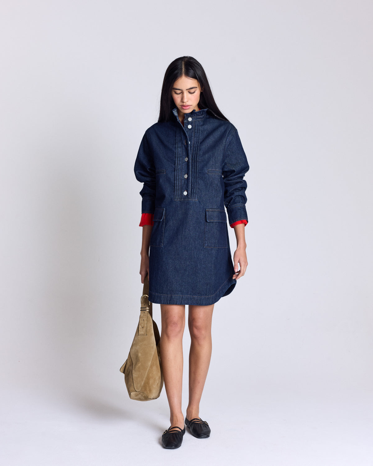 Robe Claire bleu brut