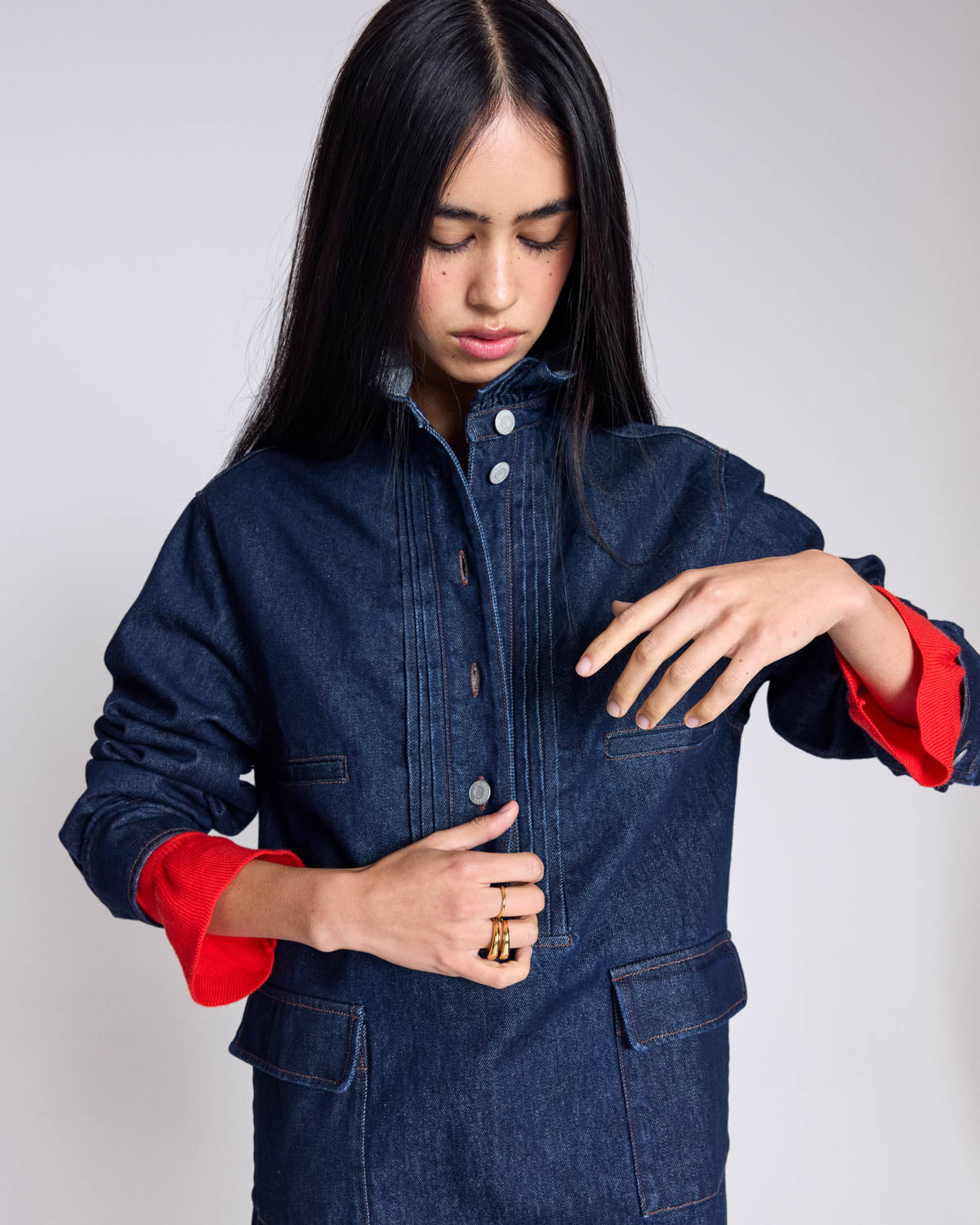 Robe Claire bleu brut