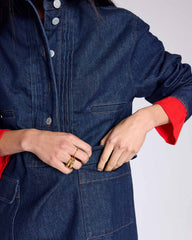 Robe Claire bleu brut