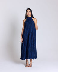 Robe Daphne bleu marine