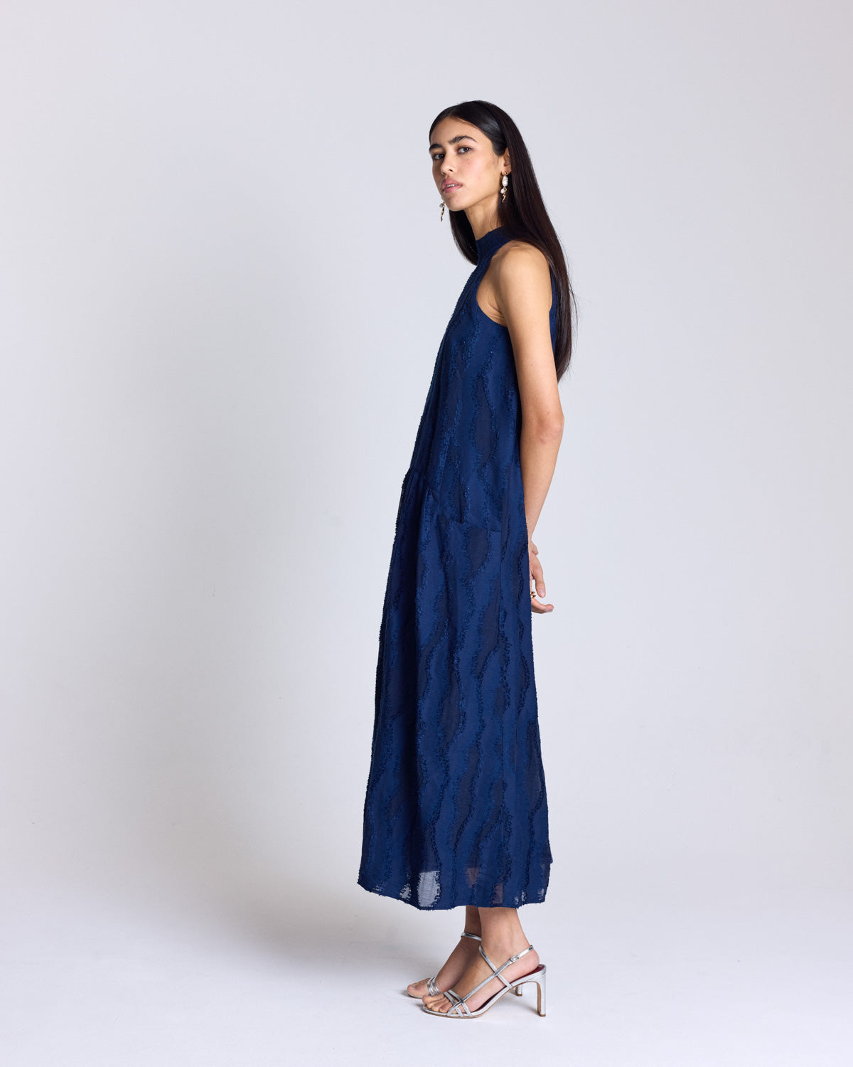 Robe Daphne bleu marine