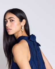 Robe Daphne bleu marine
