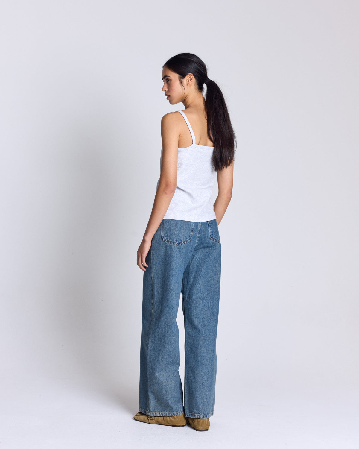 Jean Mateo bleu vintage