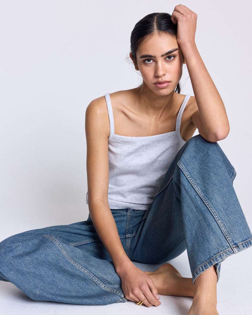 Jean Mateo bleu vintage