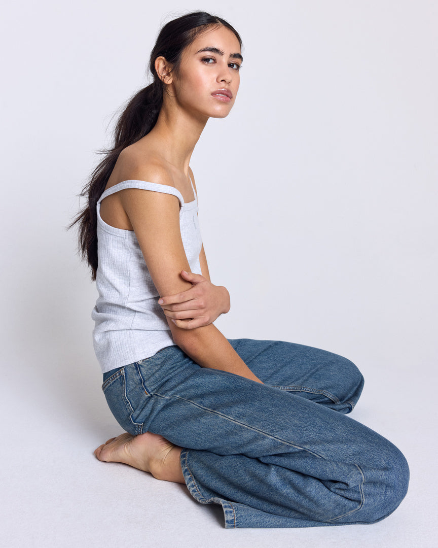Jean Mateo bleu vintage