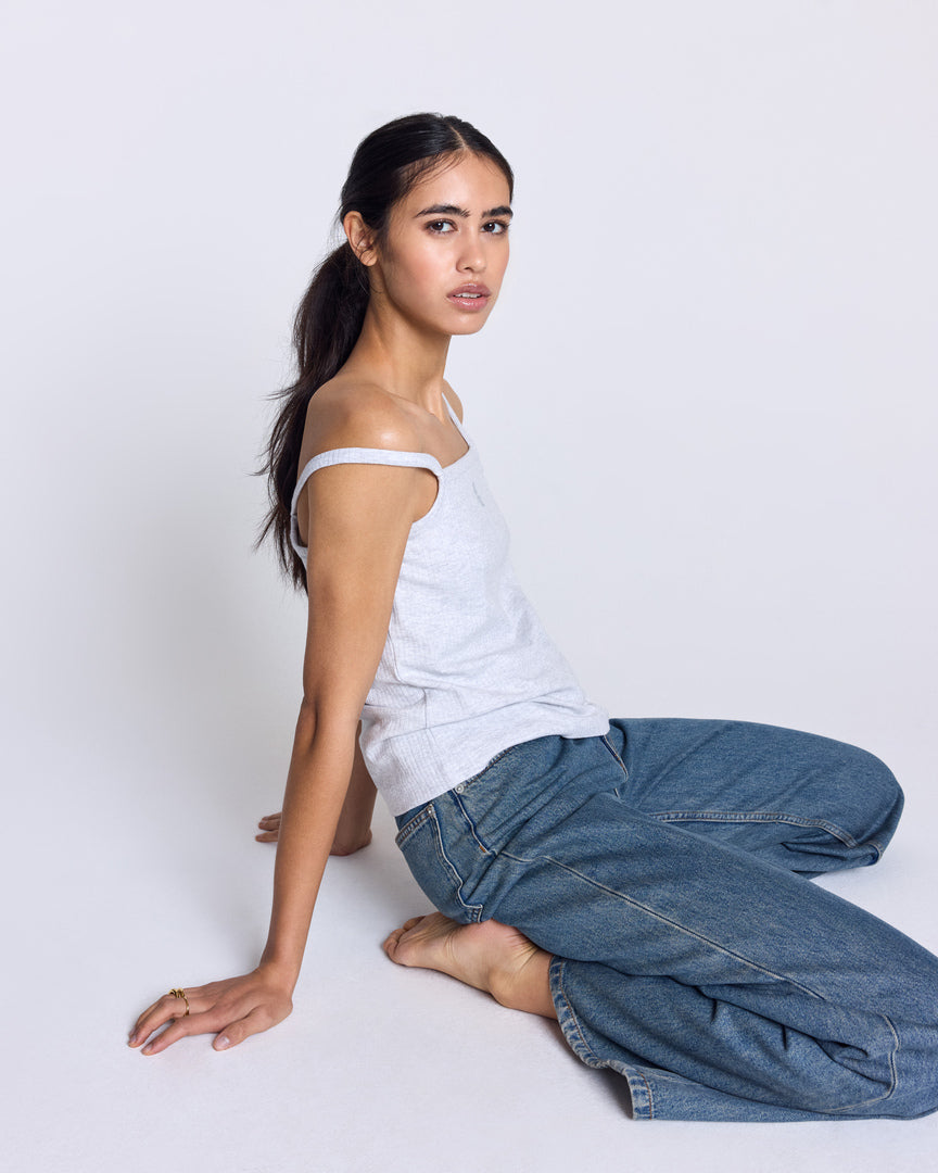 Jean Mateo bleu vintage