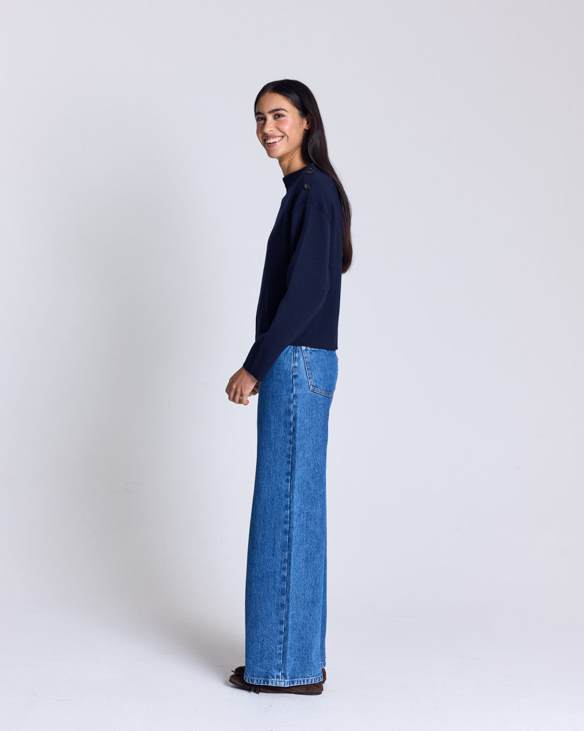 Pull Edna bleu marine
