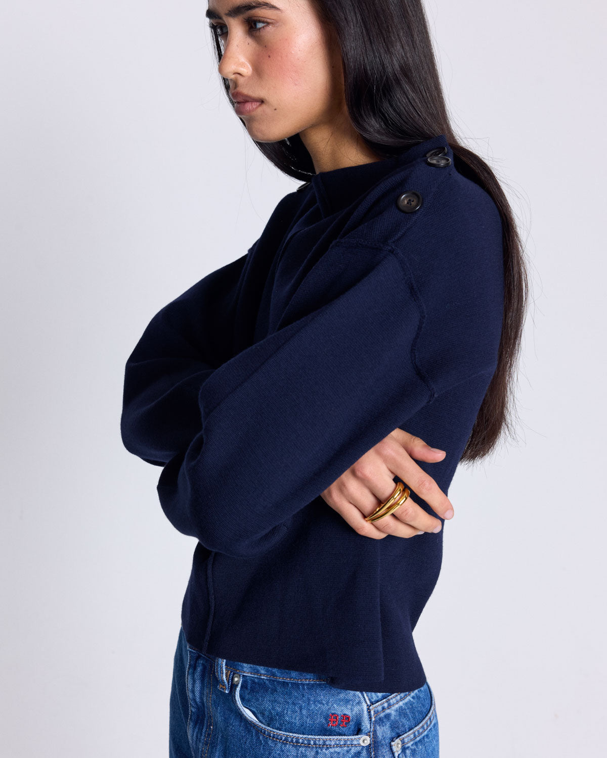 Pull Edna bleu marine