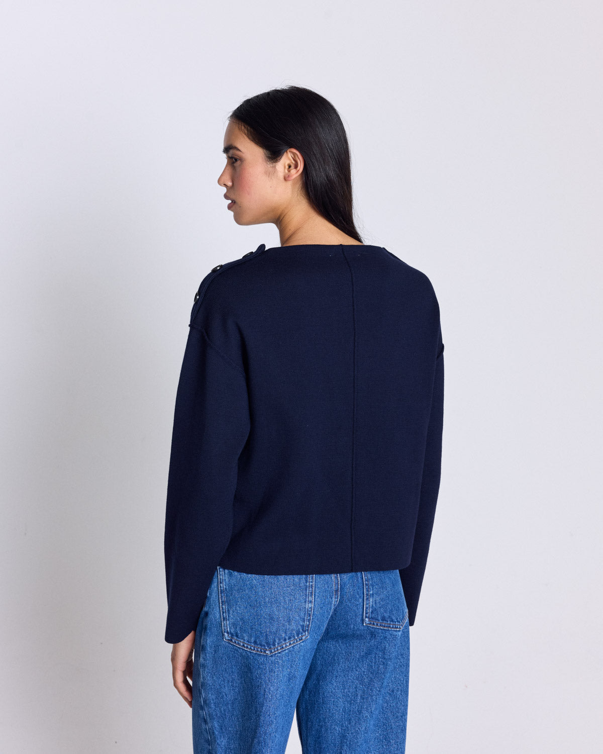 Pull Edna bleu marine