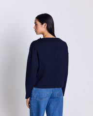 Pull Edna bleu marine