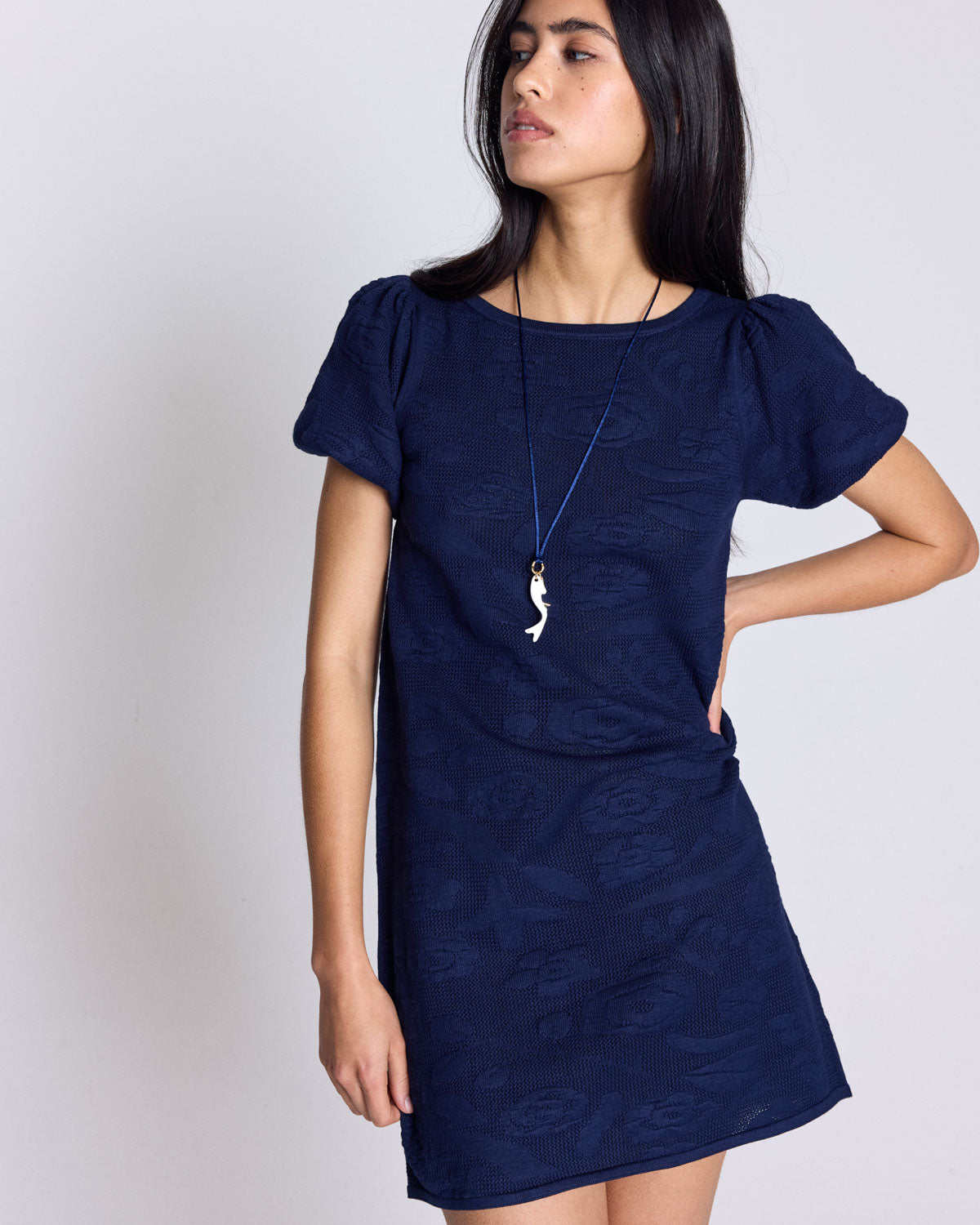 Robe Marta bleu marine