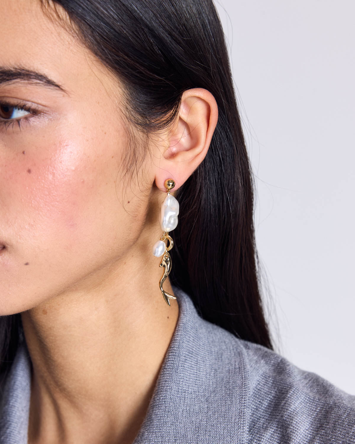 Boucles d'oreille Olivia poisson doré