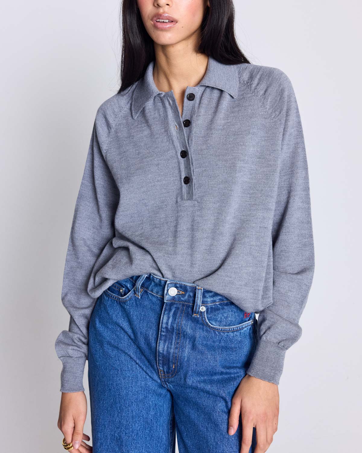 Pull Victor gris chiné
