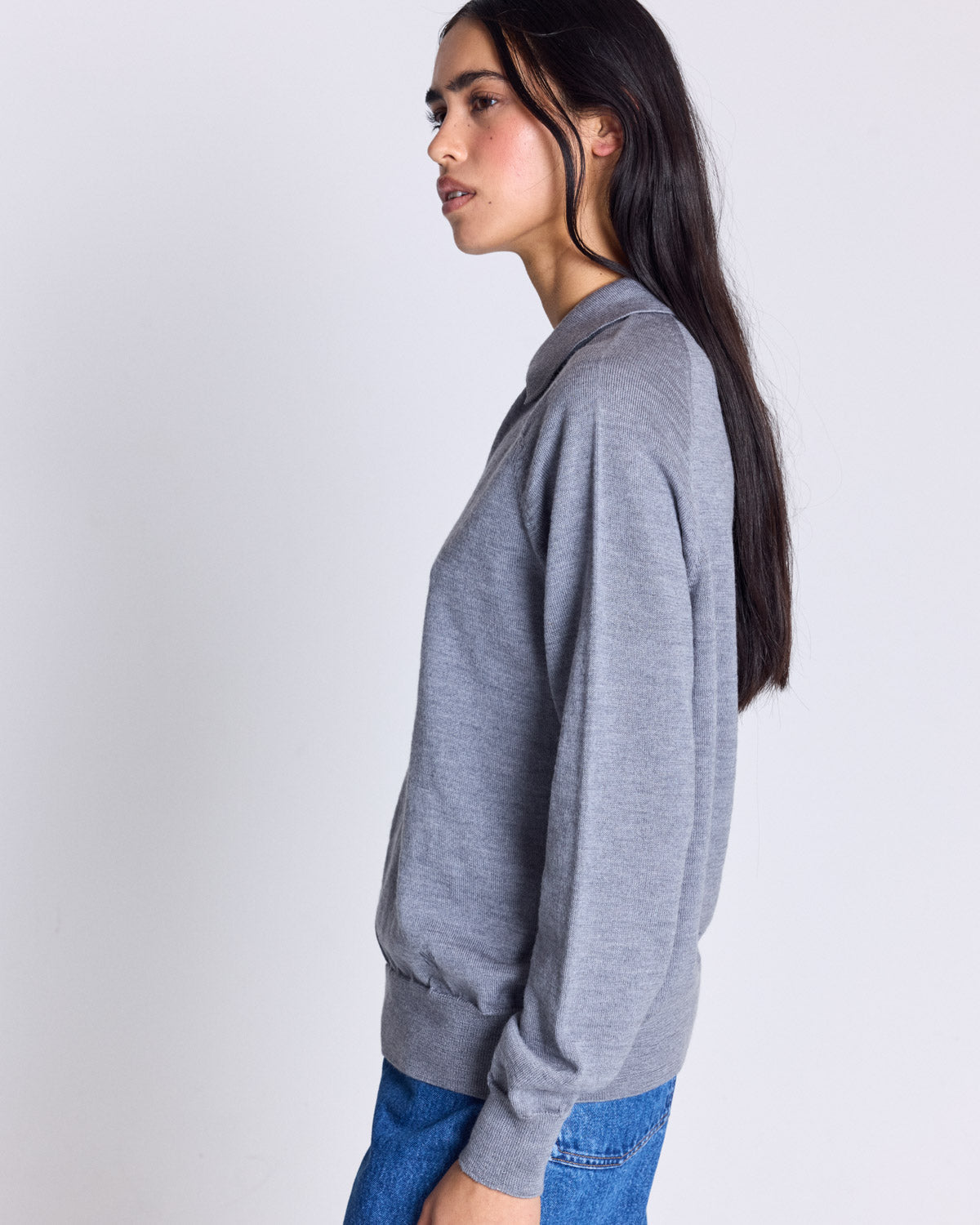 Pull Victor gris chiné