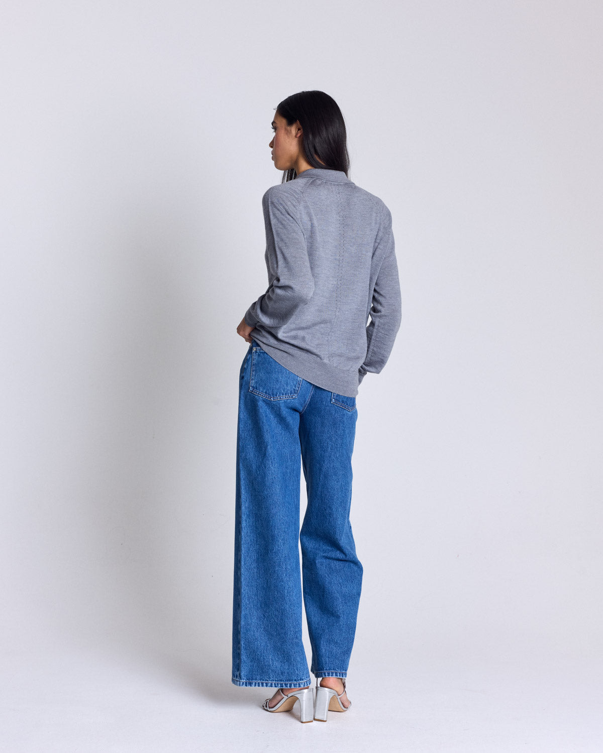Pull Victor gris chiné