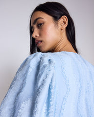 Robe Lavanda bleu ciel texturé
