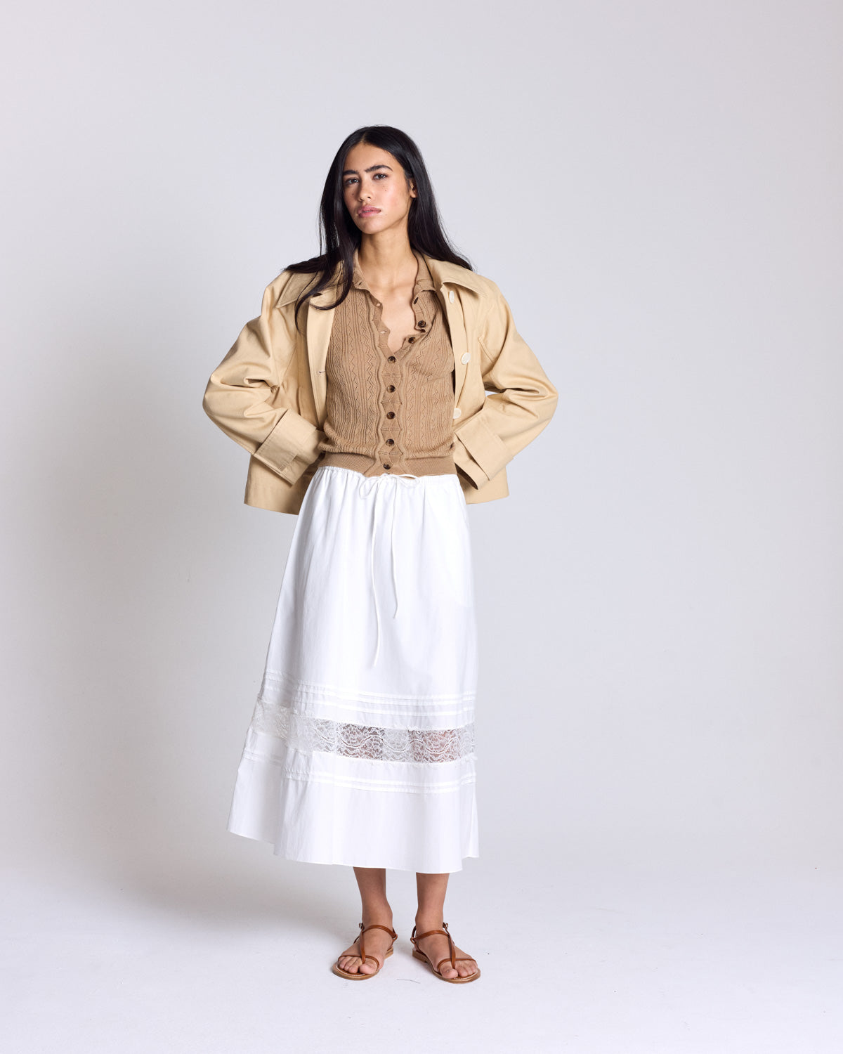 Cardigan Odile sable