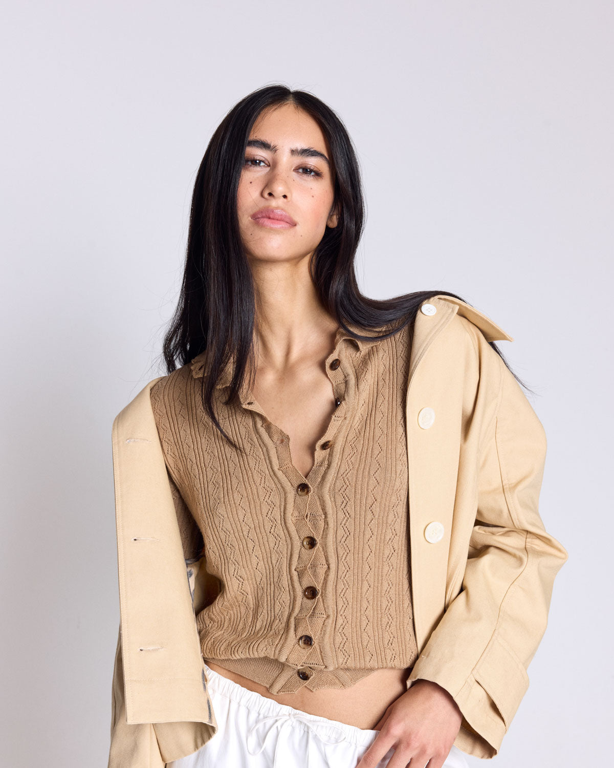 Cardigan Odile sable