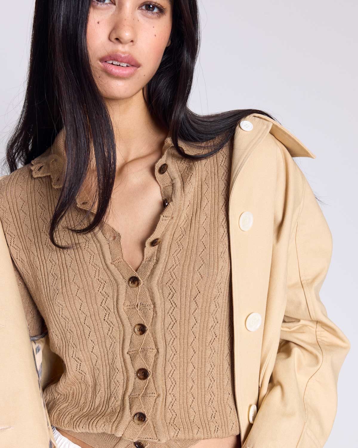 Cardigan Odile sable