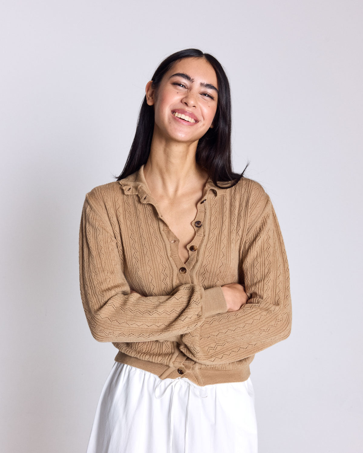 Cardigan Odile sable