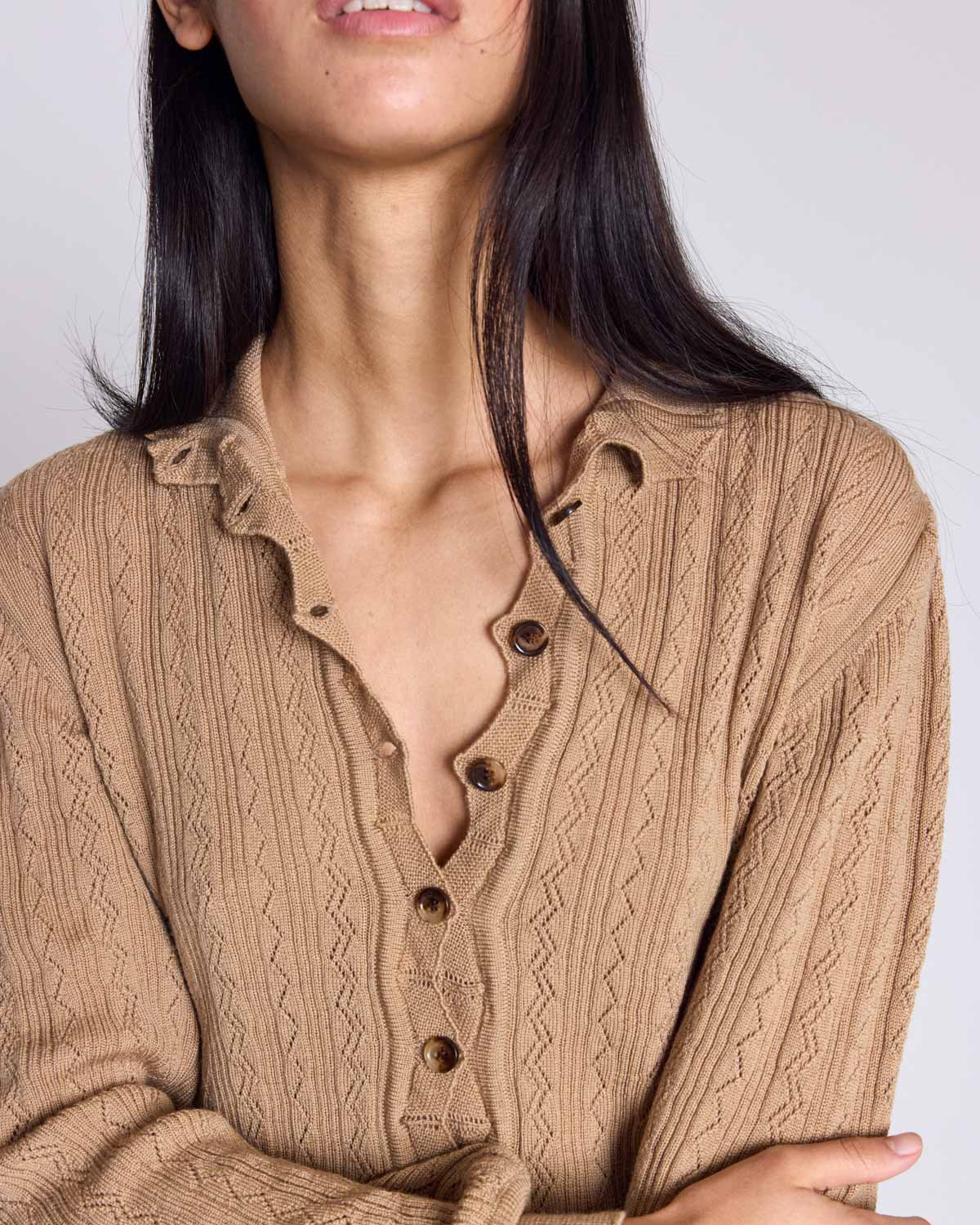 Cardigan Odile sable