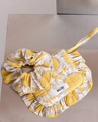 Chouchou Billy XL imprimé Liberty tournesols jaune
