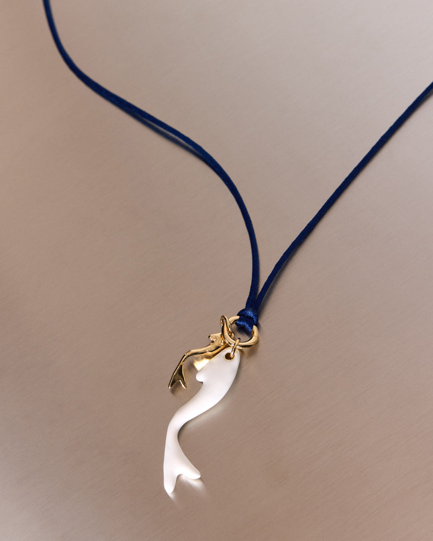Collier Hippolyte poisson doré