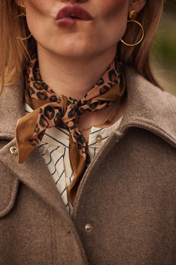 Foulard Paros léopard
